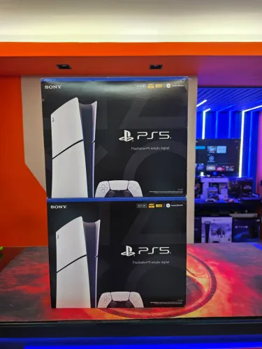 PS5 SLIM DIGITAL- NOVO-LACRADO C/ GARANTIA 