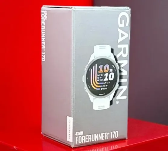 Garmin Relógio Forerunner 170 Amoled 43MM - Branco - Produto Novo com Garantia