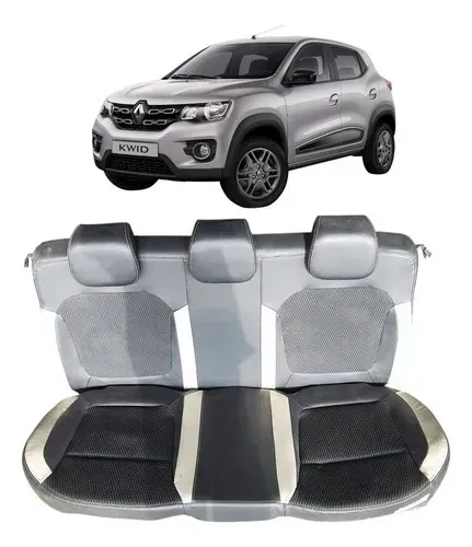 Jogo De Banco Traseiro Renault Kwid 1.0 2018 Uzad0 Preto