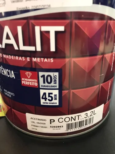 Galão tinta esmalte coral 