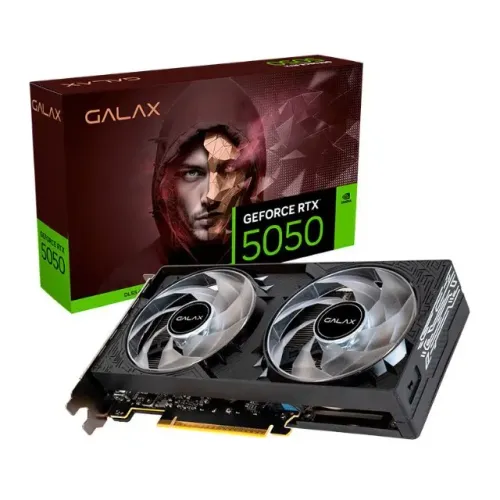 Placa de Video Galax GeForce RTX 5050 1-Click OC V2, 8GB, GDDR6, 128-bit, 55NSL8MHDXRE