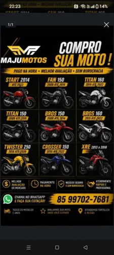 Compramos sua moto e pagamos no Pix!