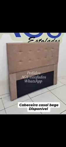 Cabeceiras casal disponíveis. Ags estofados *60 