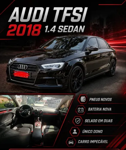 Audi A3 Sedan 1.4 TFSI Flex Tiptronic 4P 2018