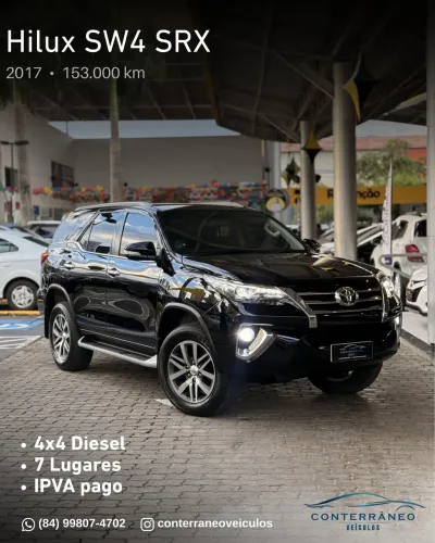 Toyota Hilux SW4 SRX 4X4 2.8 TDI 16V Dies. Aut. 2017