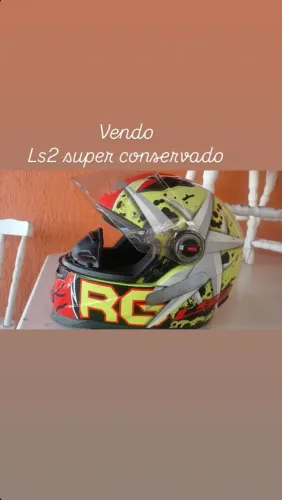 Capacete LS2 EM ÓTIMO ESTADO