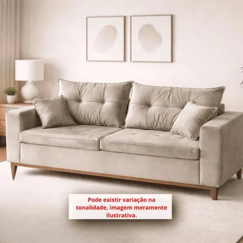 PROMOÇÃO SOFÁ 3 LUGARES COM FRETE GRÁTIS