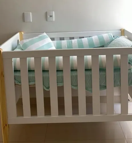Kit Completo para Bebê - Berço, Carrinho e Bebê Conforto.