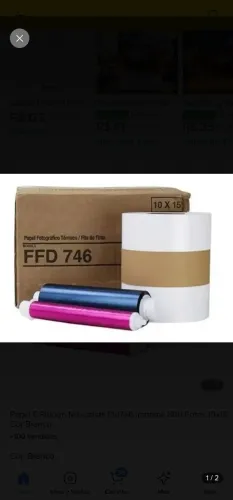 Papel fotográfico para impressora Mitsubishi CP70DW
