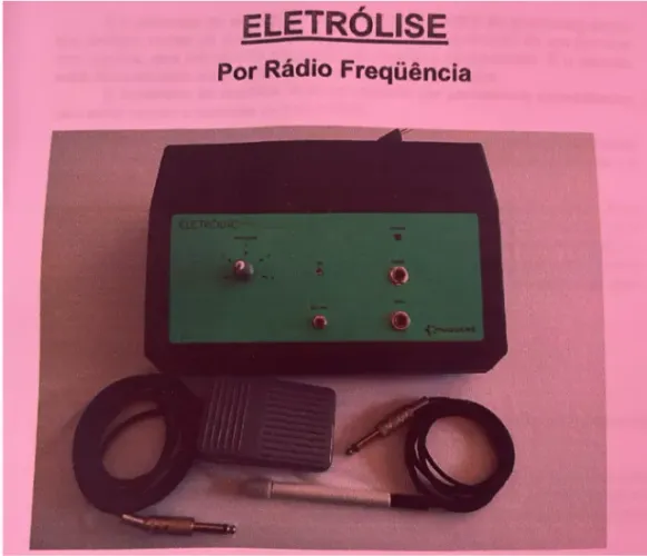 Aparelho Depilação eletrólise marca Paiqueré