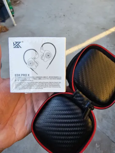 FONE GAMER PROFISSIONAL KZ EDX PRO X + CASE DE PROTEÇÃO