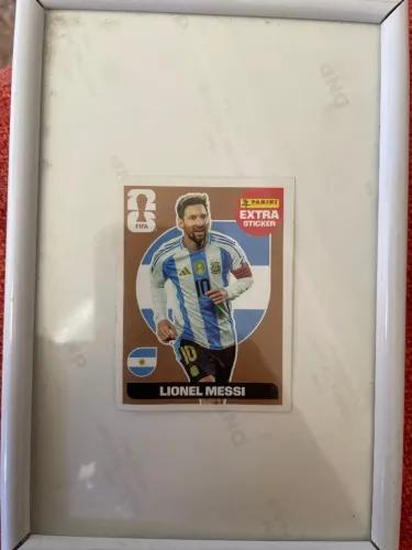 Figurinha Legend Extra Sticker Messi bronze 2026