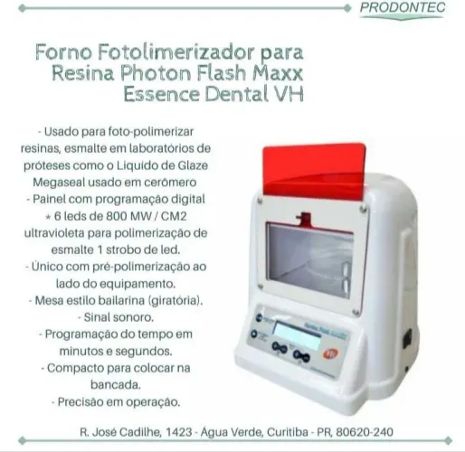Forno de Foto Essence Dental 