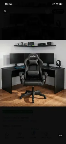 CONJUNTO MESA + CADEIRA GAMER