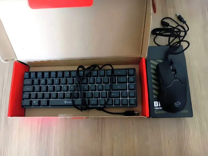 Kit Gamer Teclado Evolut FAY EG211 + Rato TGT Bizon X 7200 DPI
