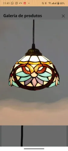 2 Luminárias pendente barroca europeia novas