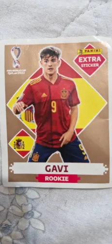 Figurinha rara Copa do Mundo 2022 - Gavi bronze
