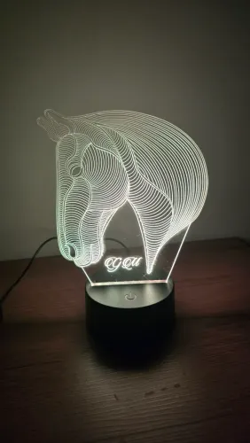 Luminária LED personalizada 