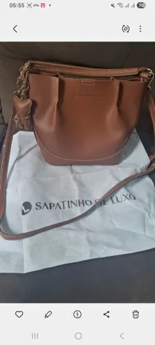 bolsa da sapatinho de luxo nova