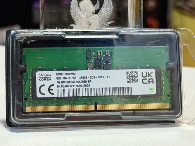 Memória RAM Notebook 8GB DDR5 4800MHz - Em até 18x / Loja Física