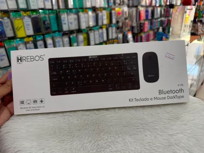 Kit teclado + mouse sem fio