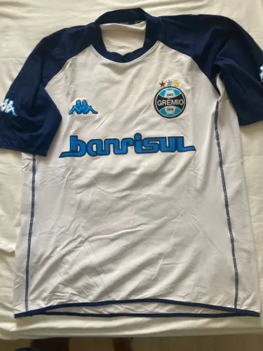 Camisa do Grêmio 2004 - Branca - Kappa Banrisul - Tamanho G
