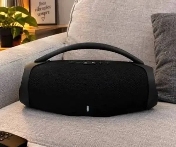 Caixinha de Som BoomBox Bluetooth Bivolt
