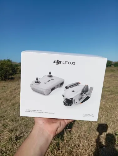Dji Lito X1 Combo Fly More (15Mil KM e Rádio Controle com 24 Satélites) NOVO LACRADO