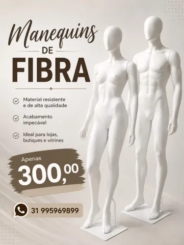 Manequins de fibra