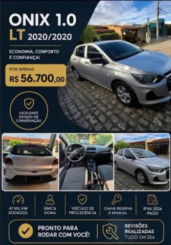 Chevrolet Onix Hatch 1.0 12V Flex Mec. 4P 2020