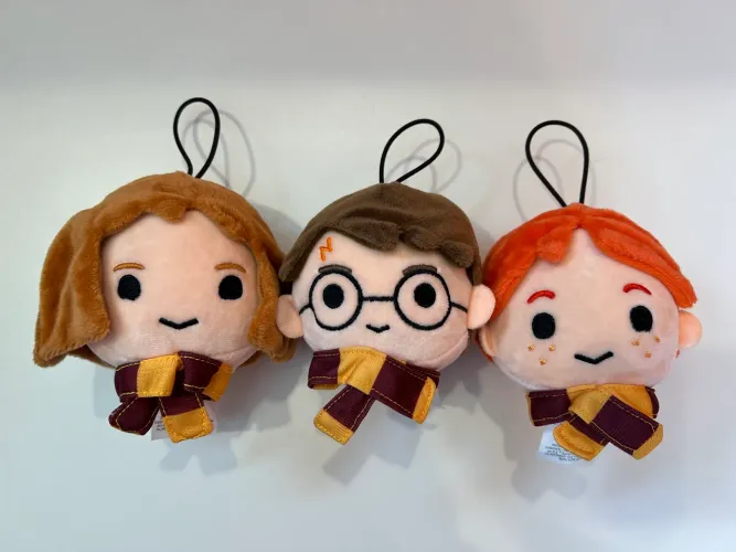 Kit 3 Pelúcias Harry Potter Oficial Cacau Show