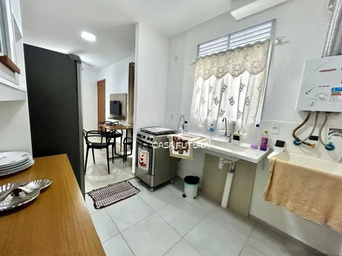 Apartamento terreo e mobiliado à venda, 41 m² por R$ 240.000 - São Luís - Volta Redonda/RJ