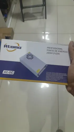 Fonte de energia profissional 240W12V20A com proteções de cargas