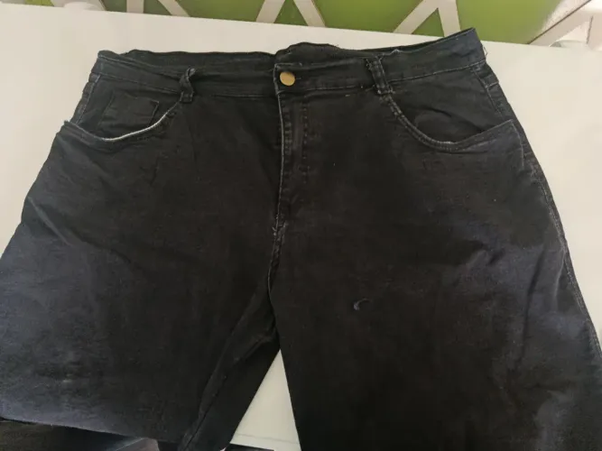 Bermuda jeans novíssima plus size n.52