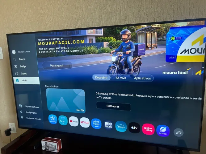 Smart TV Samsung 50" UHD 4K NU50DU7700