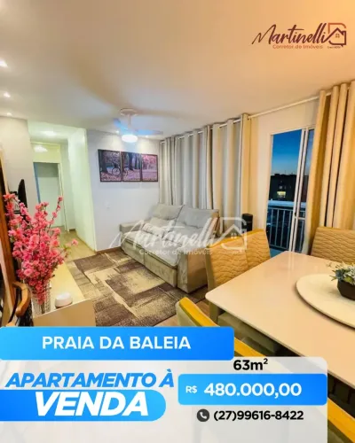 Apartamento no Condomínio Praças Reserva 3 quartos com suíte 2 vagas pertinho da Praia de