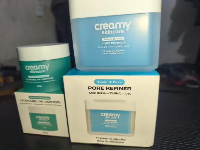 Kit Creamy Skincare: Controle de Oleosidade & Redução de Poros!