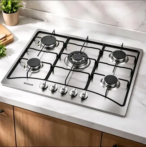 Fogão cooktop 5 bocas em AÇO INOX | NOVO ENTREGAMOS DF E GO