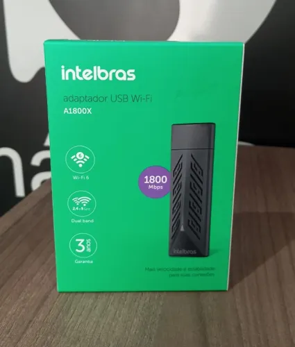 Adaptador USB Wi-Fi Dual band Intelbras A1800X