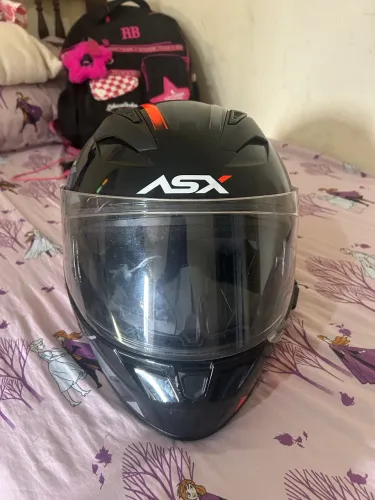 Capacete ASX, com aparelho de bluetooth