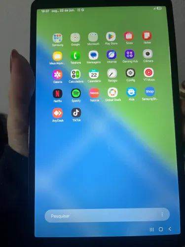 Tablet Samsung A9 64 GB acompanha caneta e case