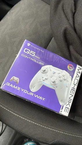 Controle Sem Fio Machenike G5 Pro Rgb Hall Effect Preto Lacrado 