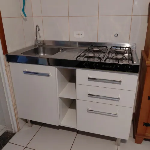Pia fogão GhePlus com gabinete