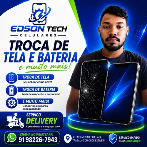 Assistência Técnica de Celular Delivery em Belém | Troca de Tela e Bateria ?