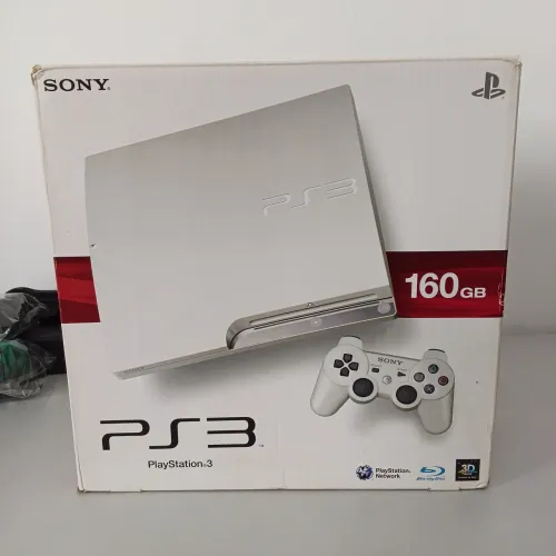 Vendo PlayStation 3 Slim Branco Japonês 160GB Original Semi novo