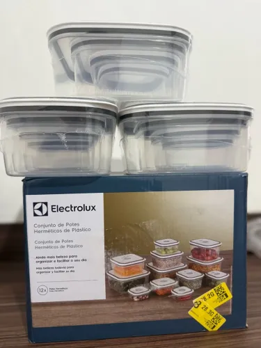 Pote Hermetico Electrolux  12 unidades - NOVO