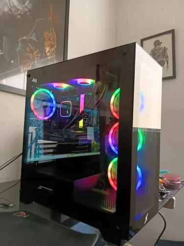 Pc gamer roda tudooo Ryzen 5 5600 GT+ RX 6600 Parcelo até 12 x pego PS5 PS4 c.volta  