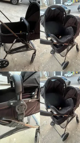 Carrinho com bebê conforto 
