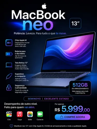 Vendo MacBook Neo 13 512gb