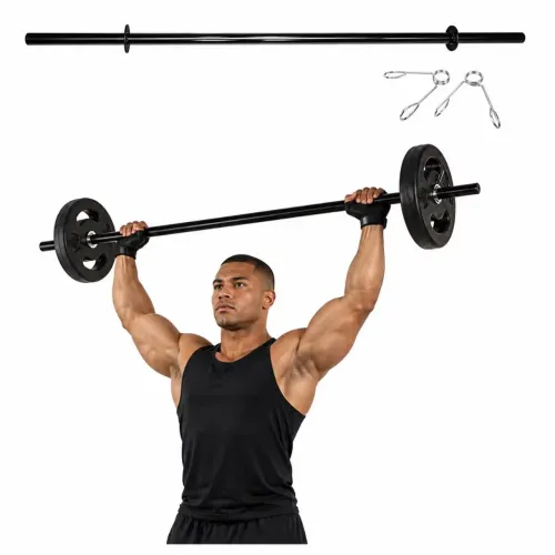 Barra treino academia 120cm oca 60kg